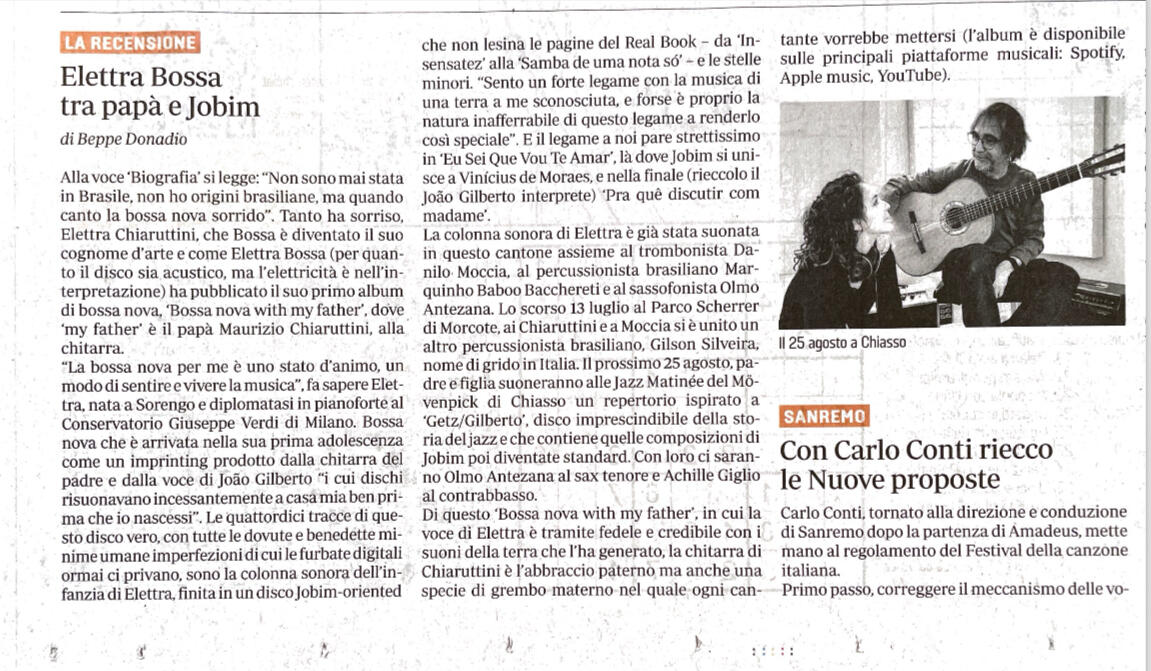 laRegione Articolo 21 Agosto 2024